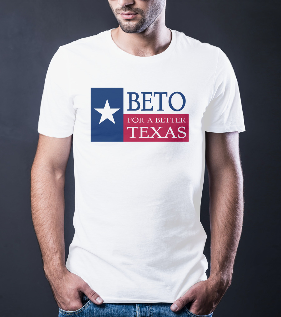 Beto For A Better Texas Star Flag T-Shirt