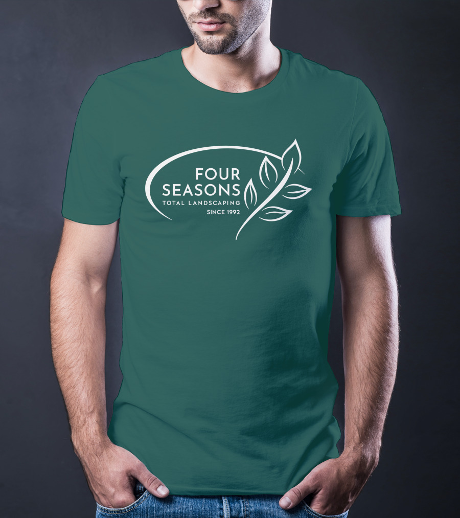 Four Seasons Total Landscaping Since 1992 Leaf T-Shirt