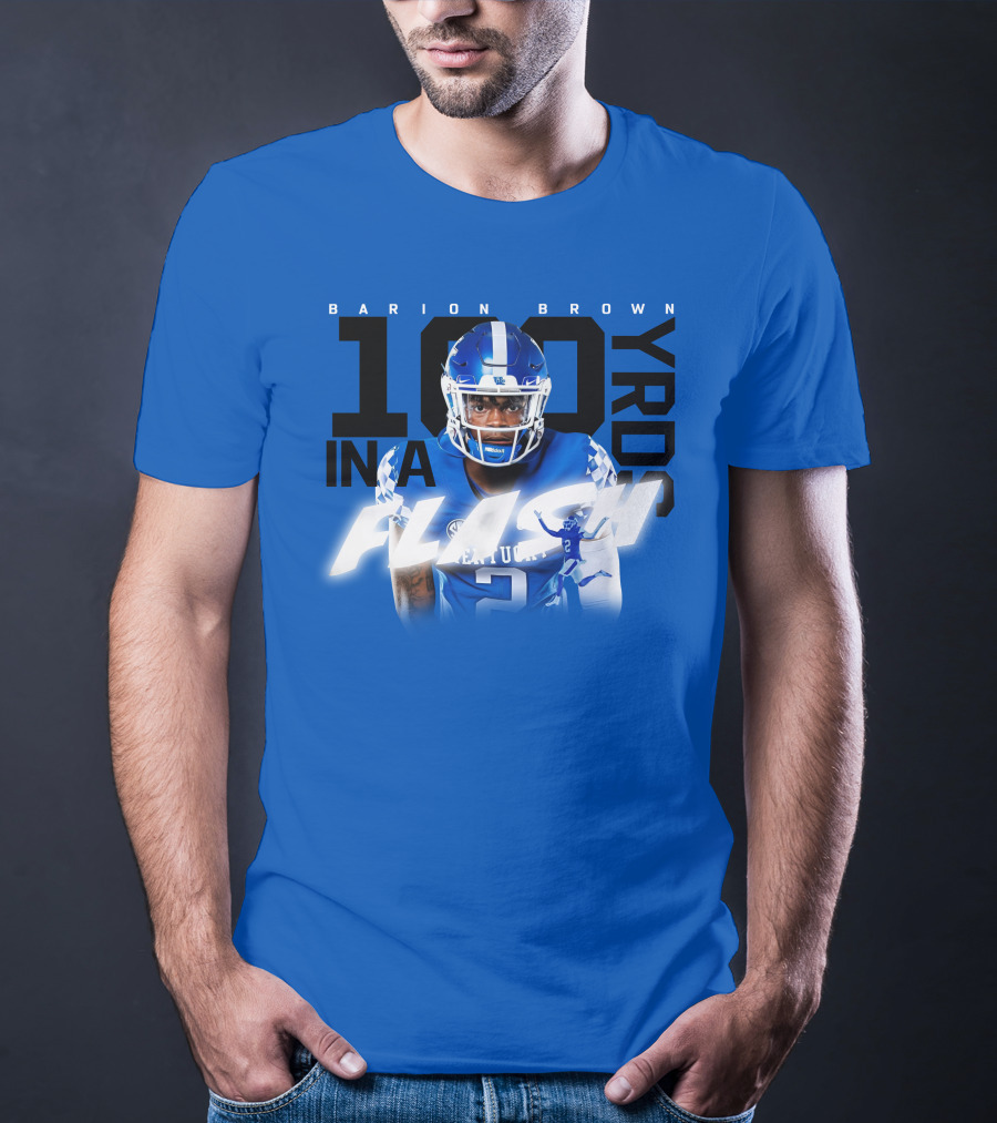 Barion Brown Kentucky 100 Yards In A Flash T-Shirt