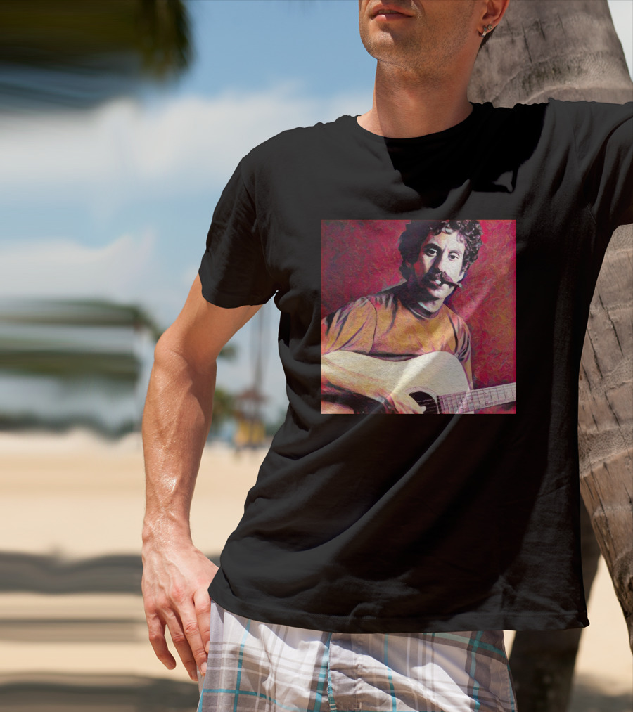 Matt Pinfield Jim Croce With Guitar T-Shirt
