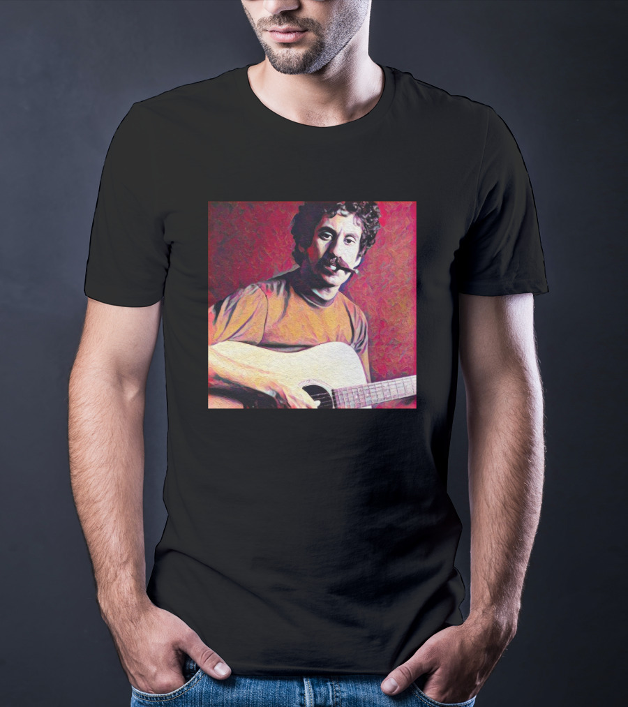 Matt Pinfield Jim Croce With Guitar T-Shirt