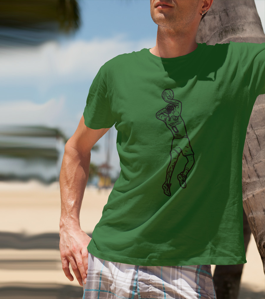 Jaytatum0 Jayson Tatum Basketball Dunk T-Shirt