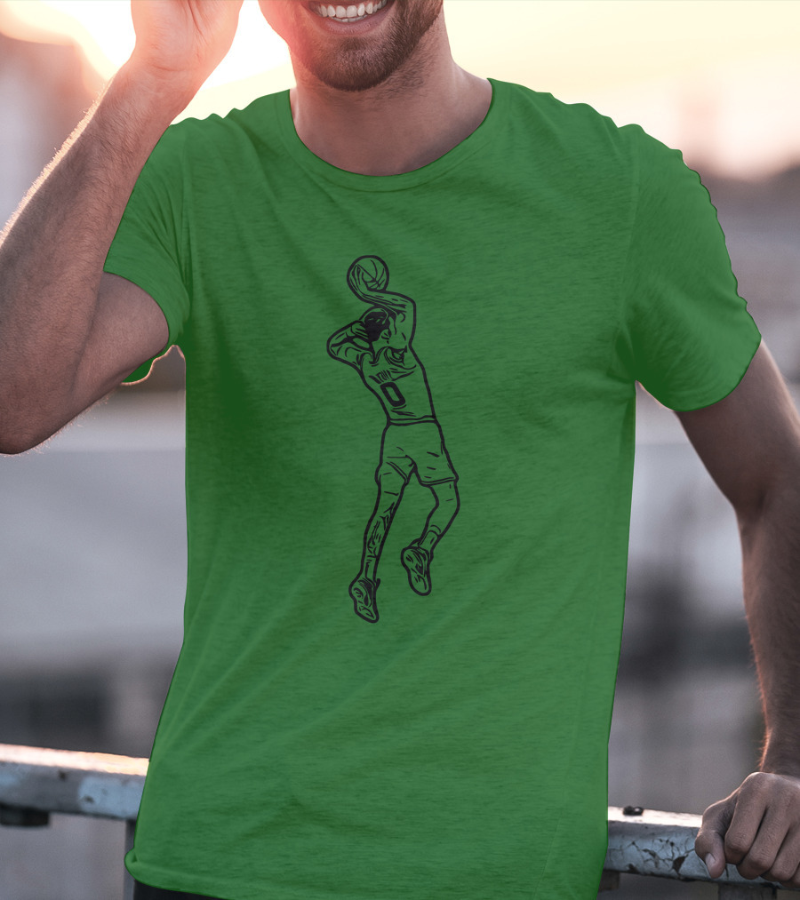 Jaytatum0 Jayson Tatum Basketball Dunk T-Shirt