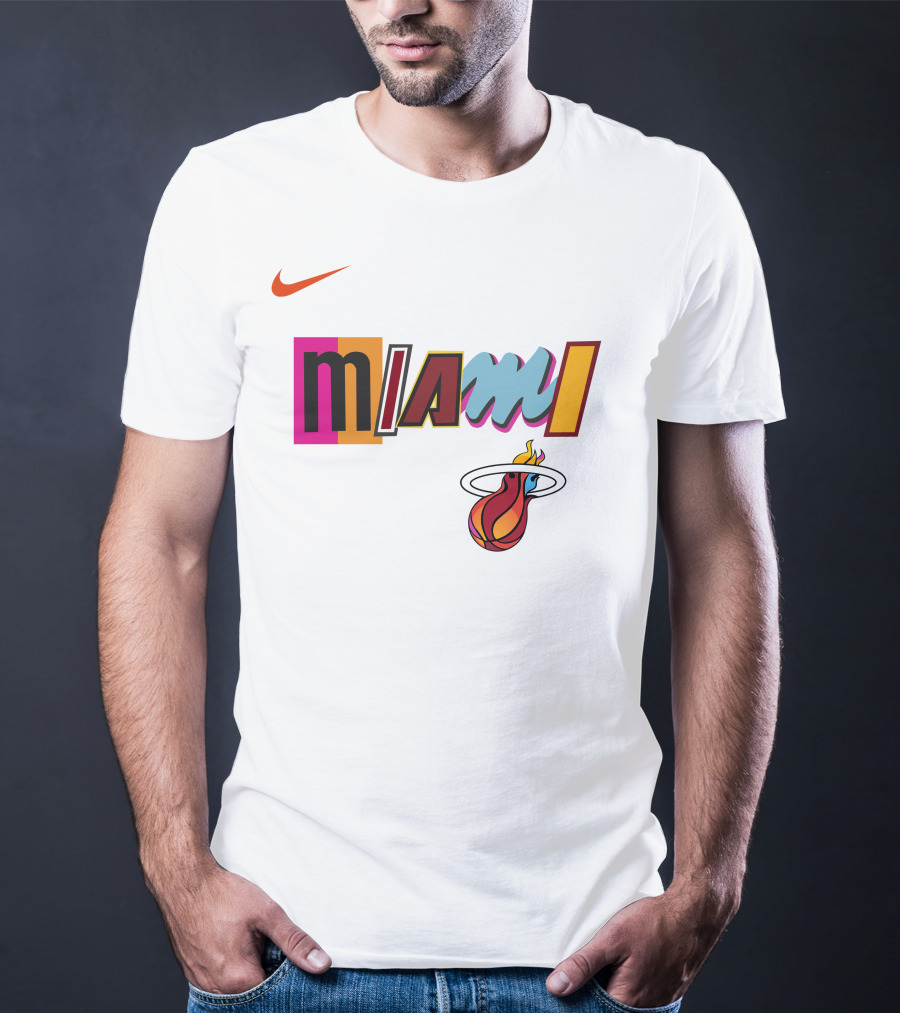 Themiamiheat Store Miami Mashup Vol. 2 Miami Basketball T-Shirt