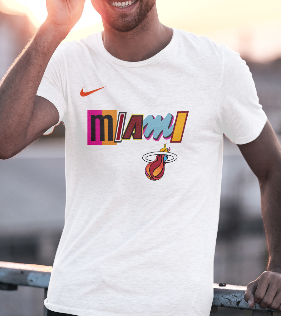 Themiamiheat Store Miami Mashup Vol. 2 Miami Basketball T-Shirt