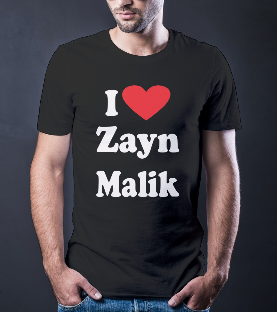 I Love Zayn Malik Alez Fireinside T-Shirt