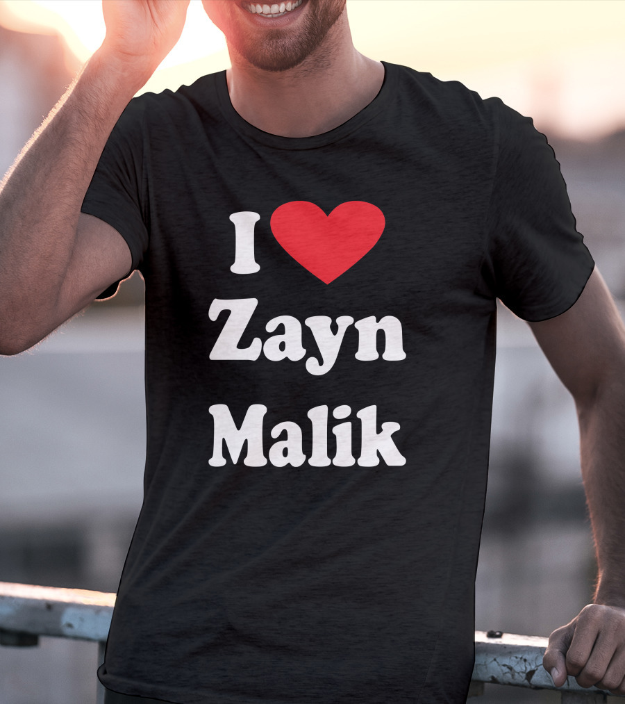 I Love Zayn Malik Alez Fireinside T-Shirt