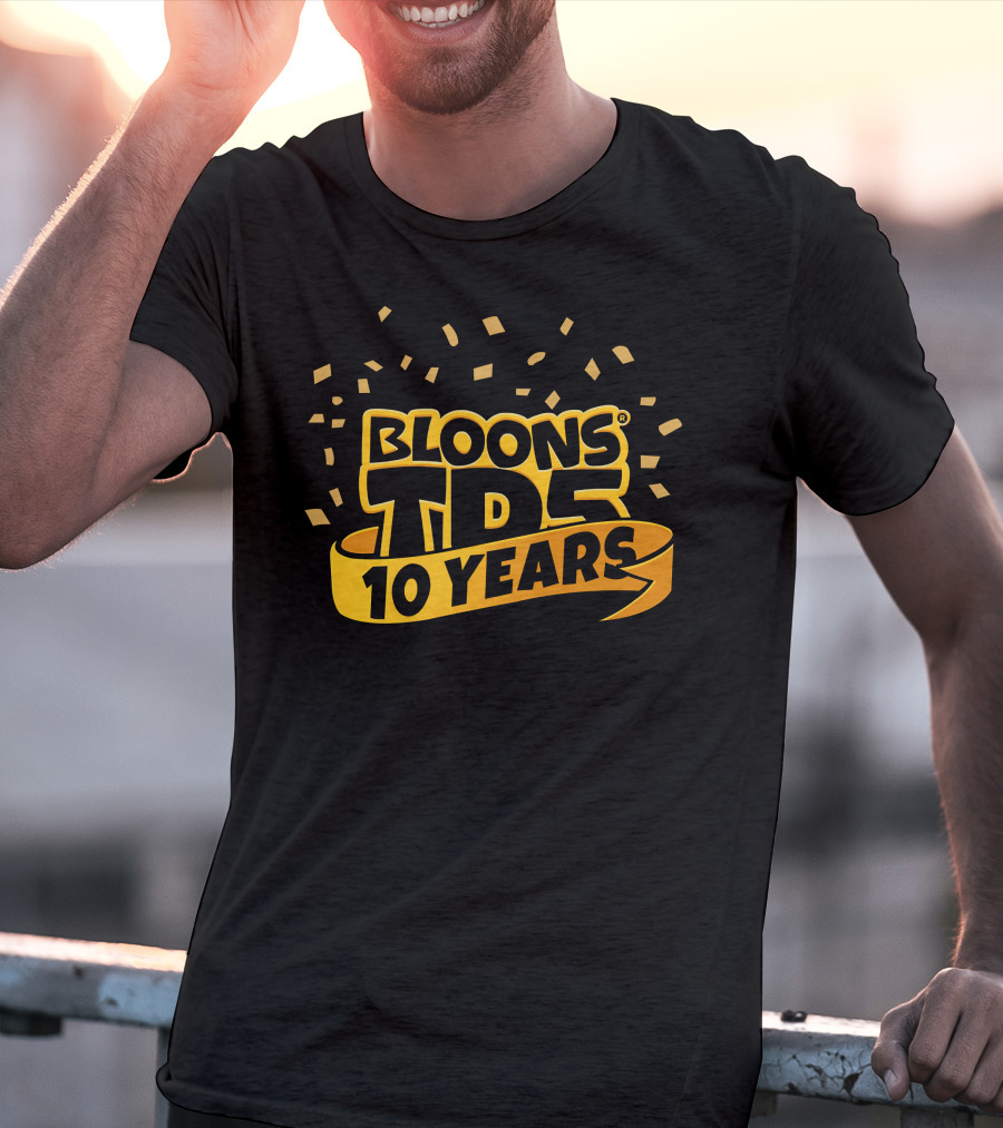 Bloons TD5 10 Years Ninja Kiwi Games T-Shirt