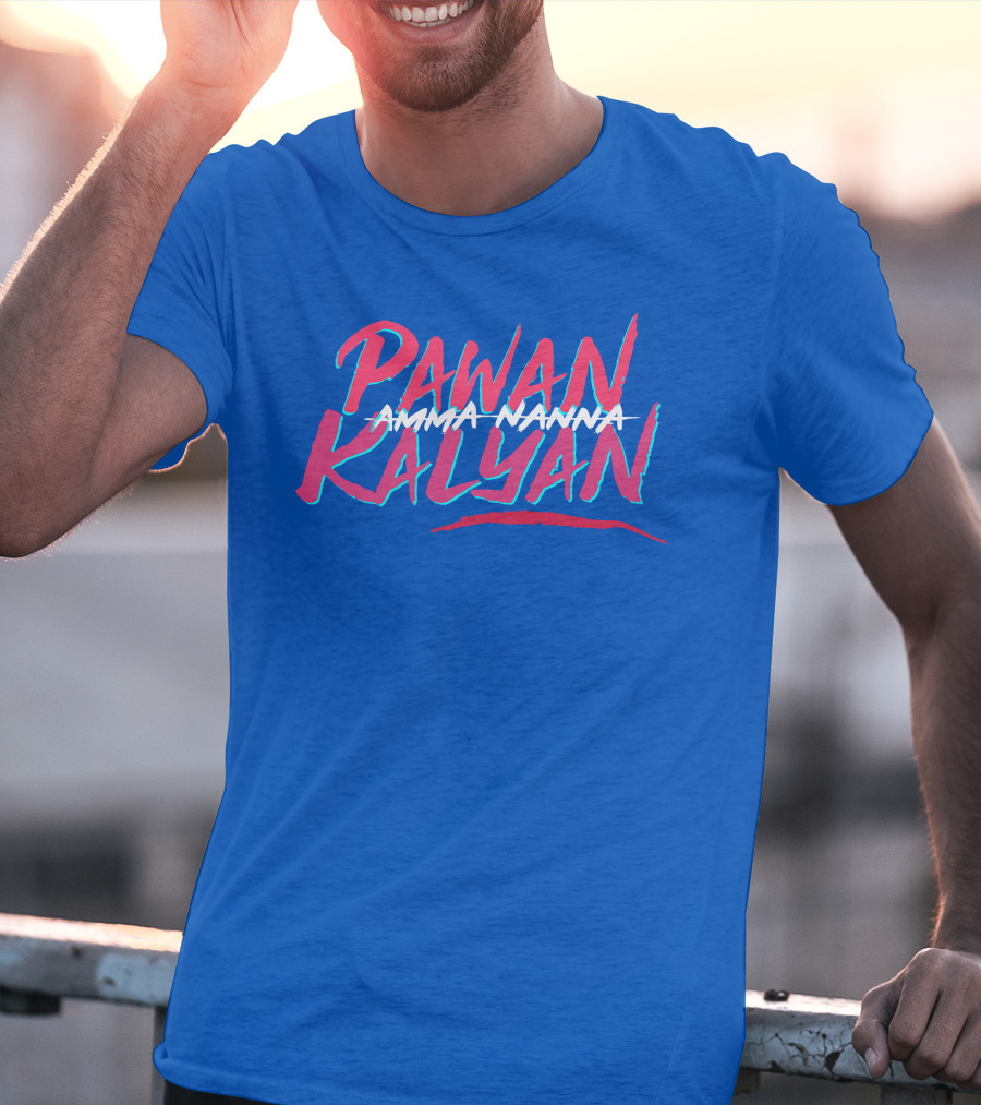 Pawan Kalyan Amma Nanna Deddimaag Merch T-Shirt