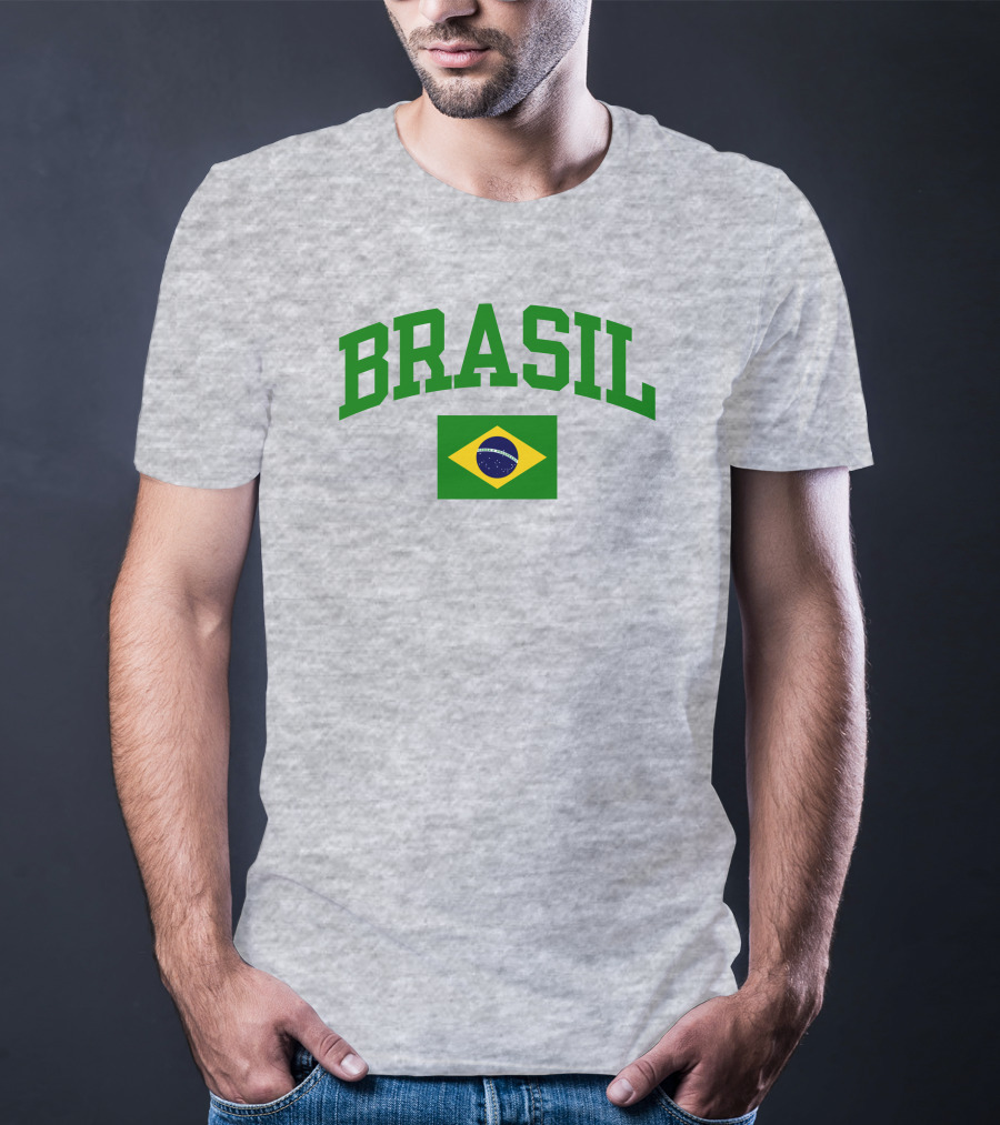 Nowunitedmusic Josh Beauchamp Brasil Flag Wearing T-Shirt