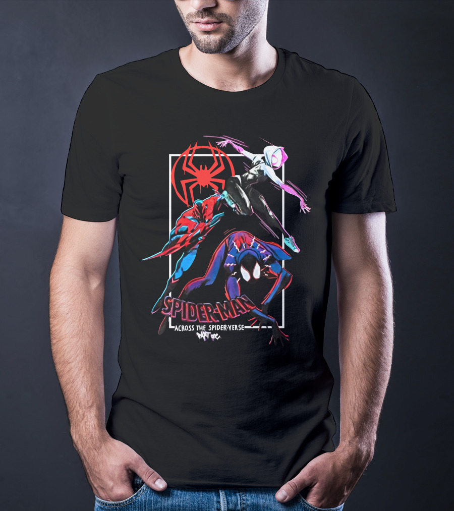 Spider Man Across The Spider Verse Art One Marvel Spider T-Shirt