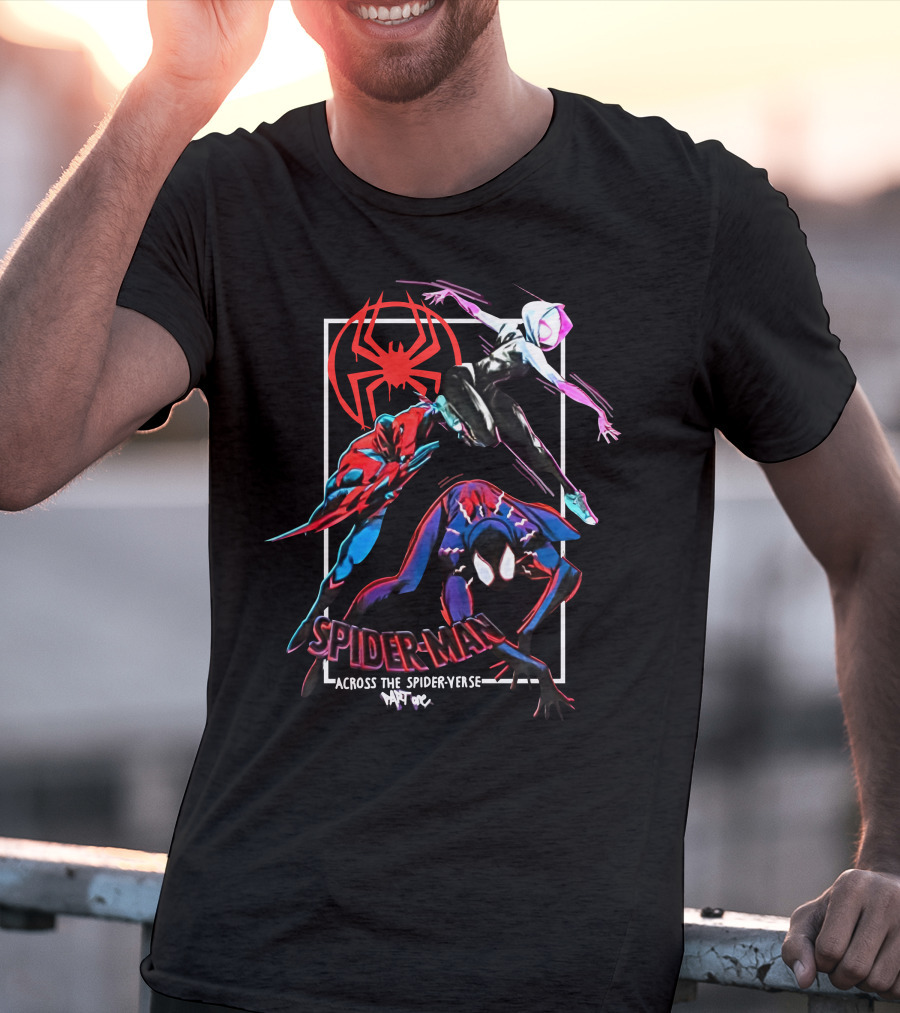 Spider Man Across The Spider Verse Art One Marvel Spider T-Shirt