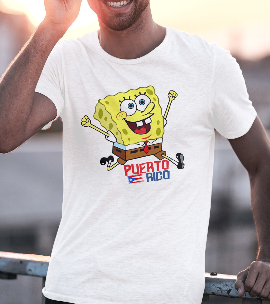 Ghetto Smosh Bob Esponja Puerto Rico T-Shirt
