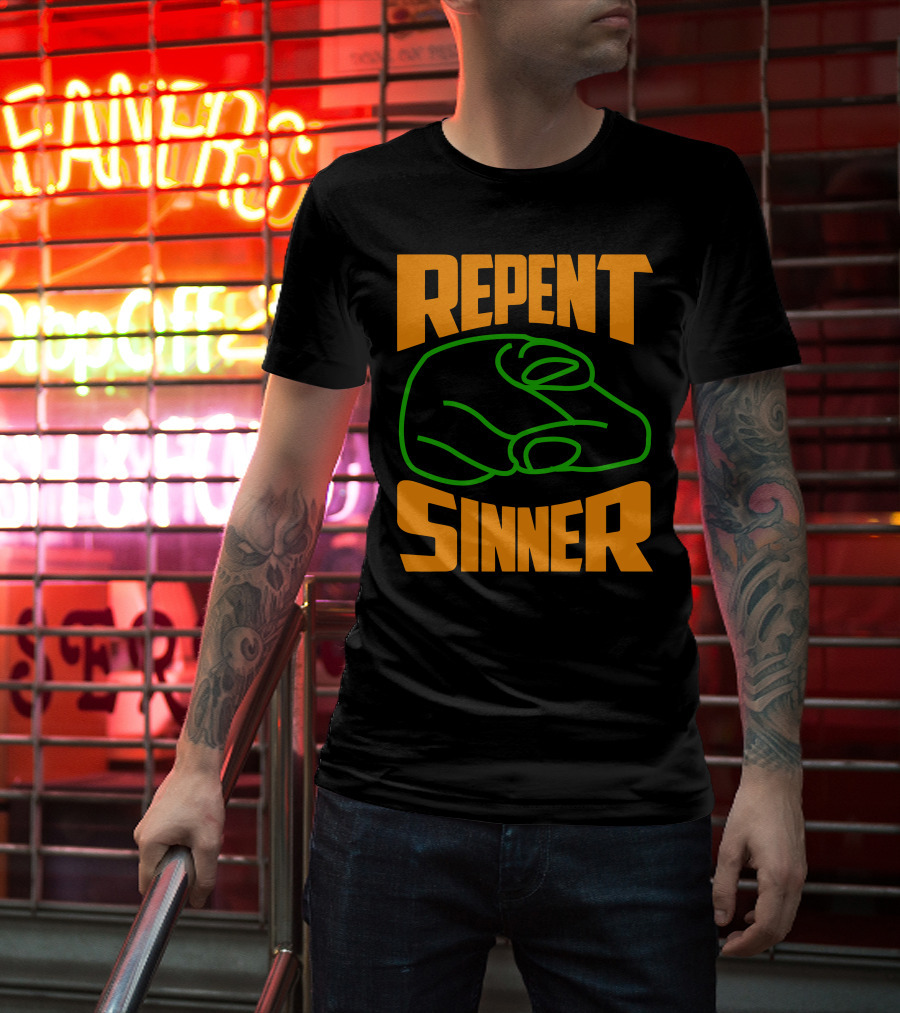 Repent Sinner Meme Fightclubvideos T-Shirt
