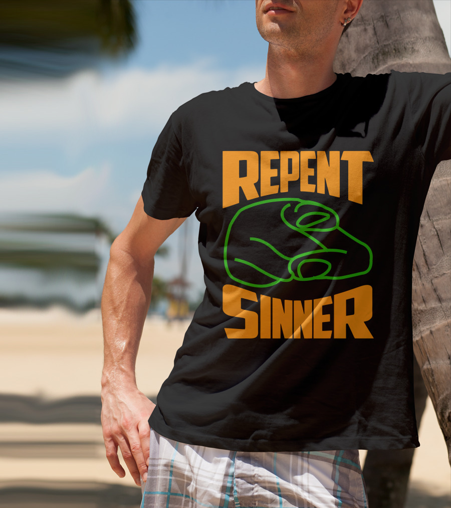 Repent Sinner Meme Fightclubvideos T-Shirt
