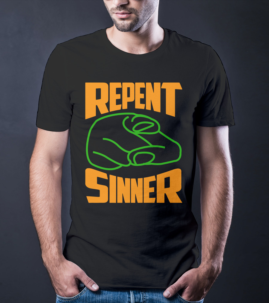 Repent Sinner Meme Fightclubvideos T-Shirt