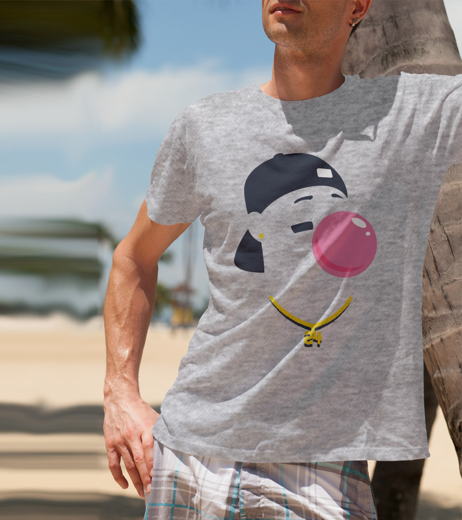 Your Favorite Player's Favorite Pl24er Iconic Style With Bubblegum And Cap T-Shirt