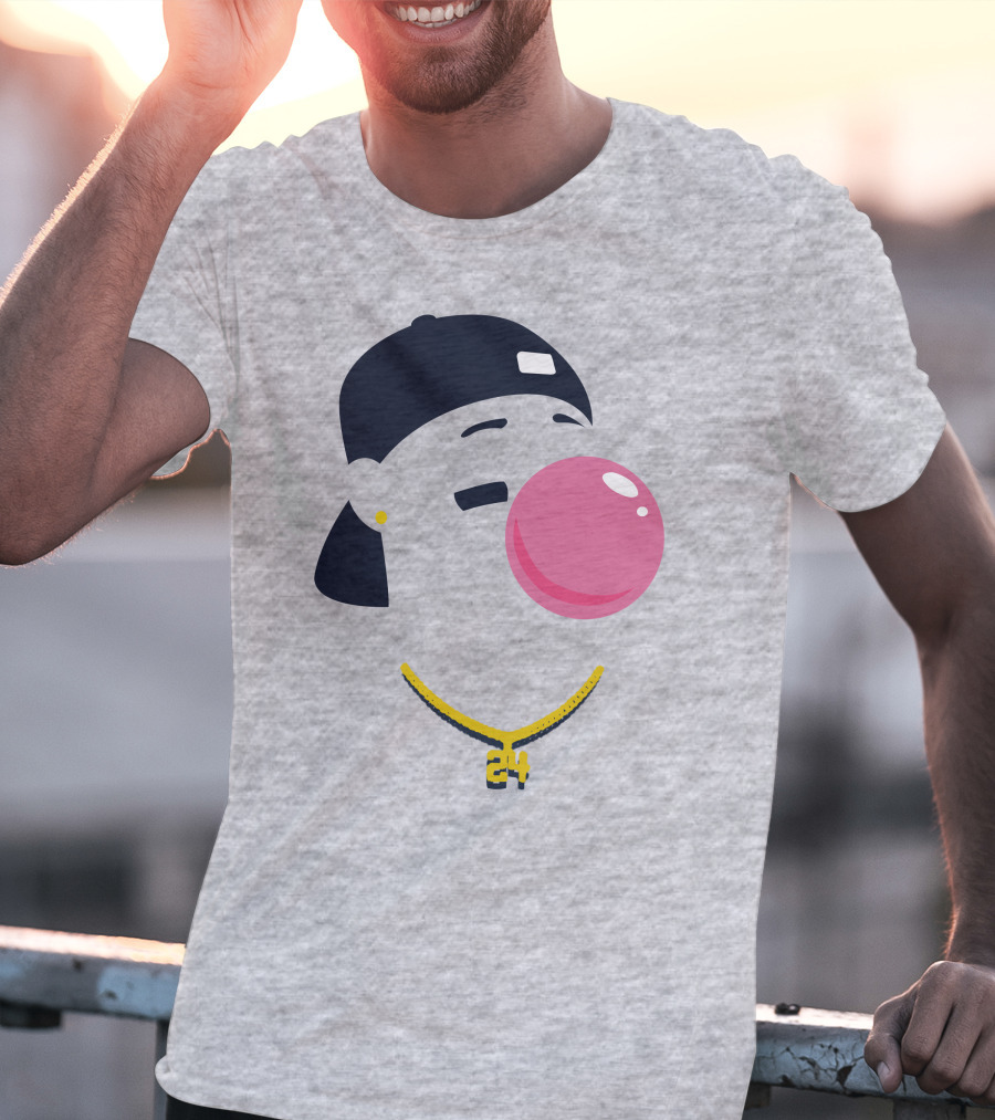 Your Favorite Player's Favorite Pl24er Iconic Style With Bubblegum And Cap T-Shirt