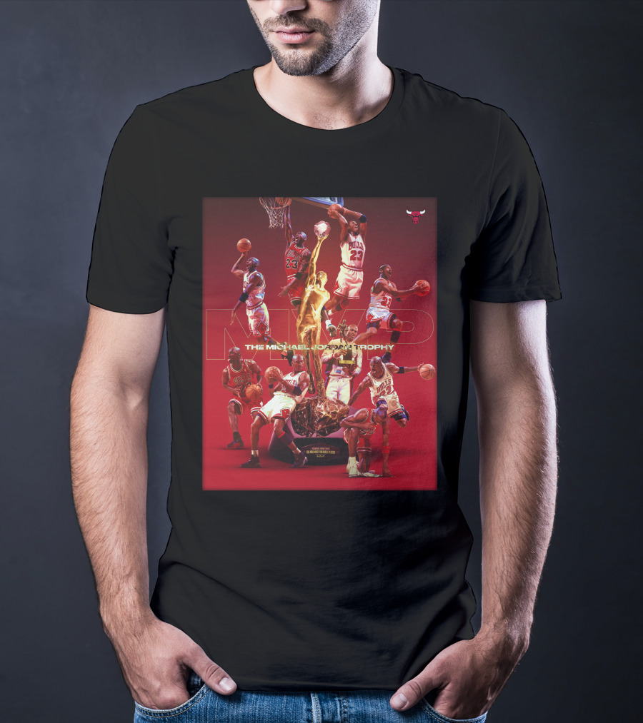 Chicago Bulls MVP The Michael Jordan Trophy T-Shirt