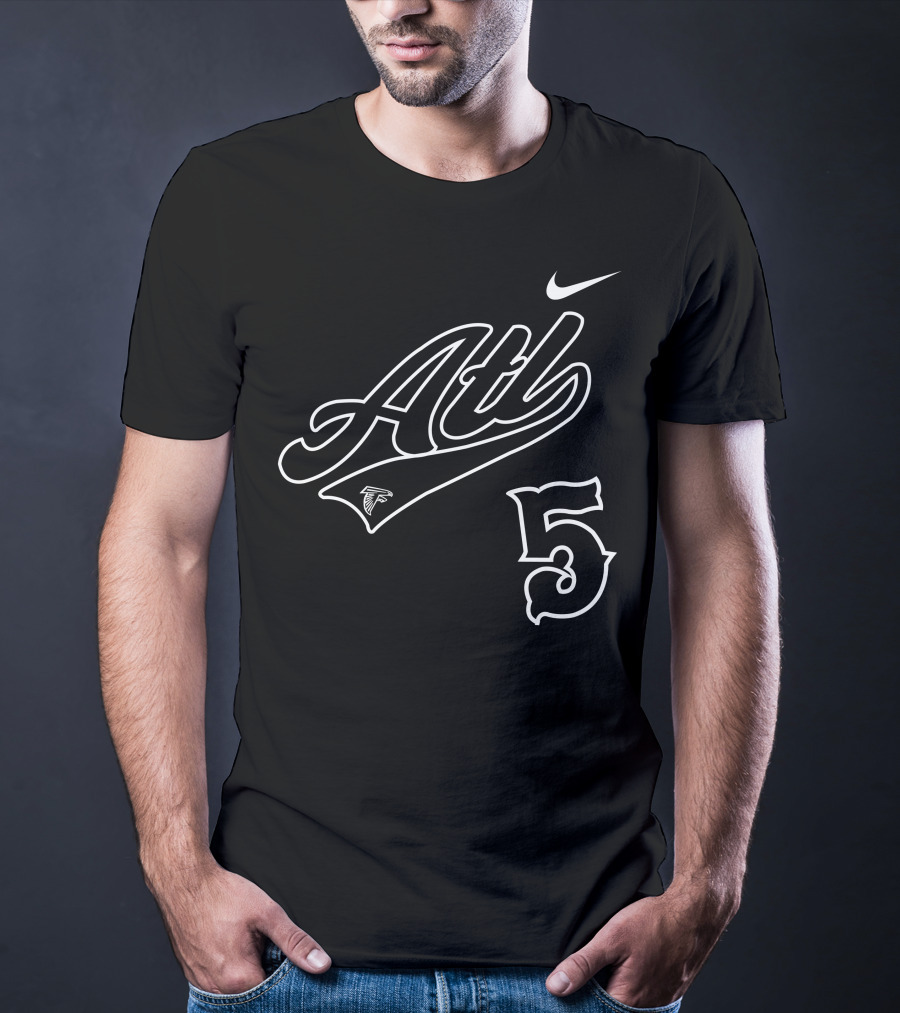 Atl Falcons 5 Alt Logo Drake London T-Shirt