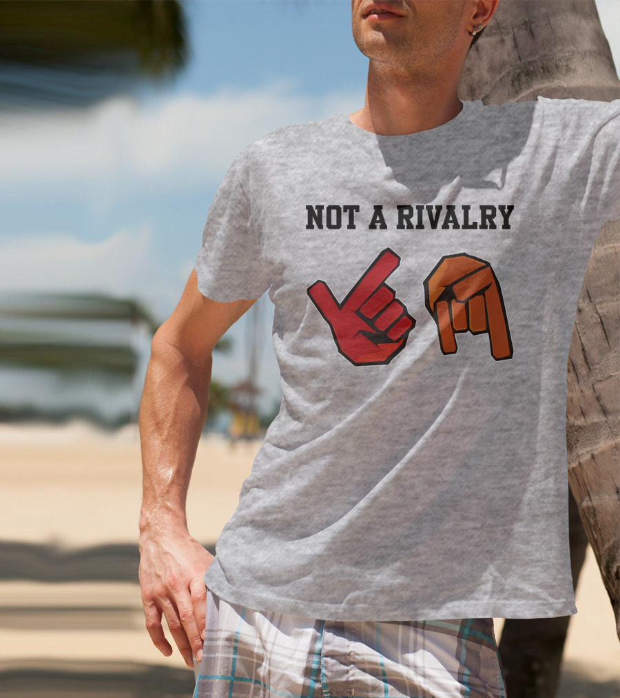 Not A Rivalry Hand Symbols Gesture T-Shirt