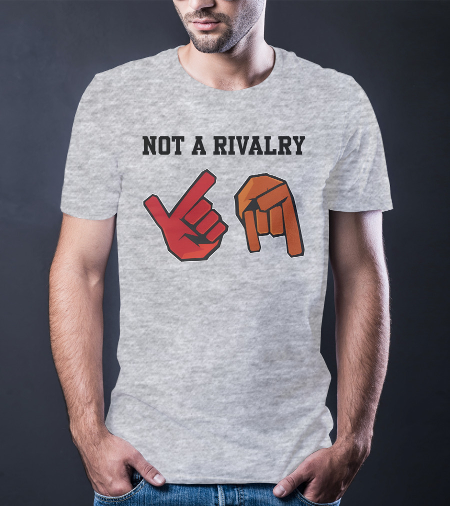 Not A Rivalry Hand Symbols Gesture T-Shirt