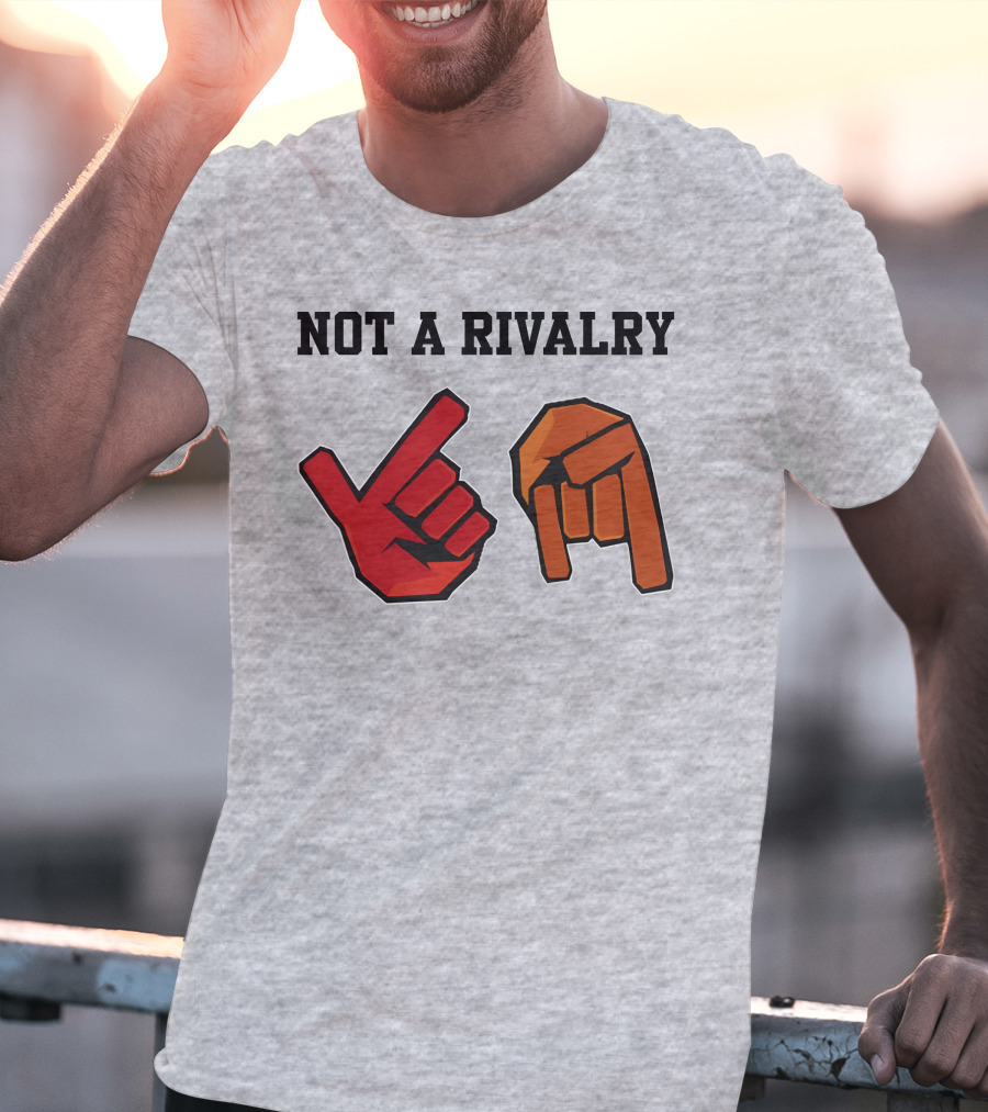 Not A Rivalry Hand Symbols Gesture T-Shirt