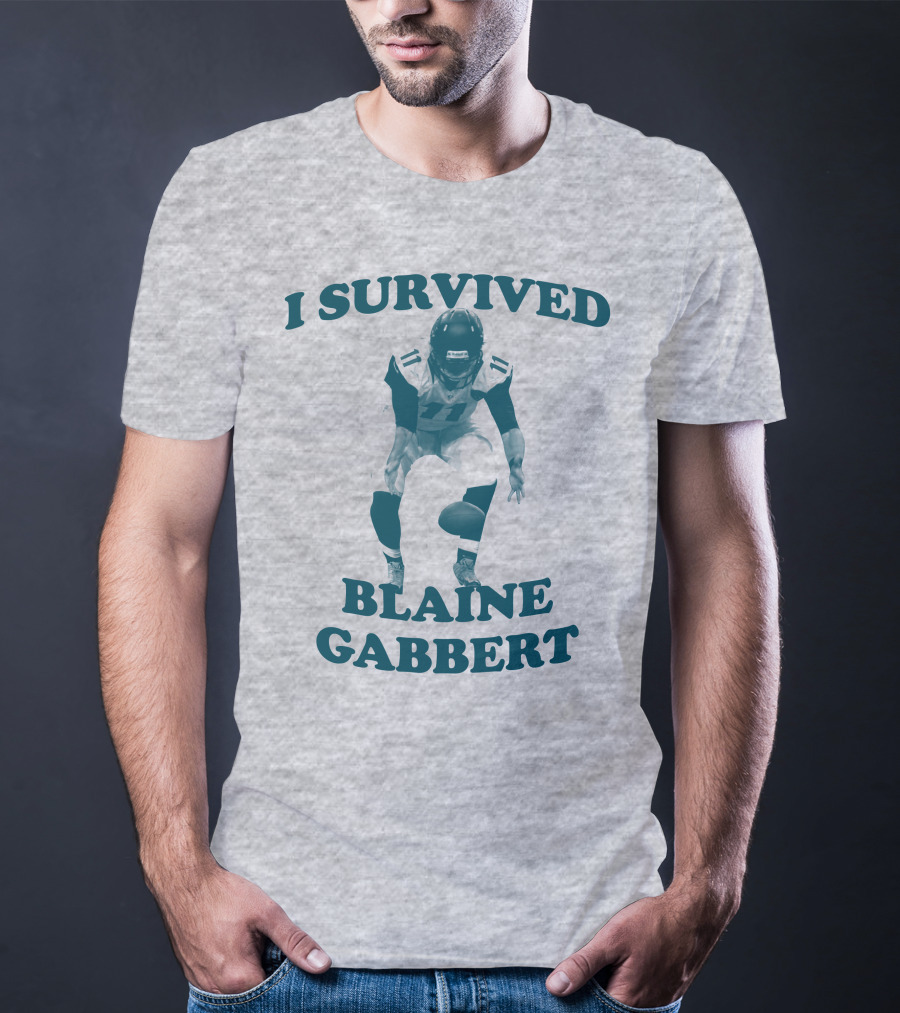 I Survived Blaine Gabbert Football Quarterback Action T-Shirt