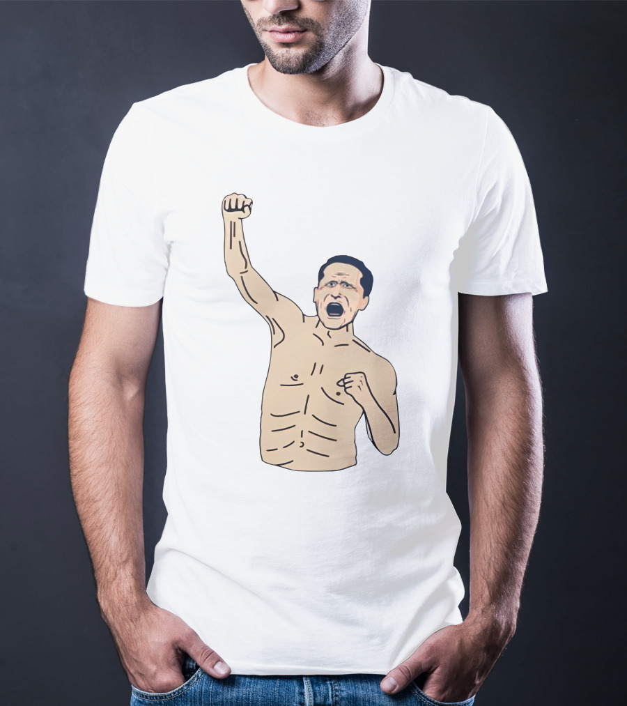 Eric Musselman Celebration Shirtless Fist Pump T-Shirt