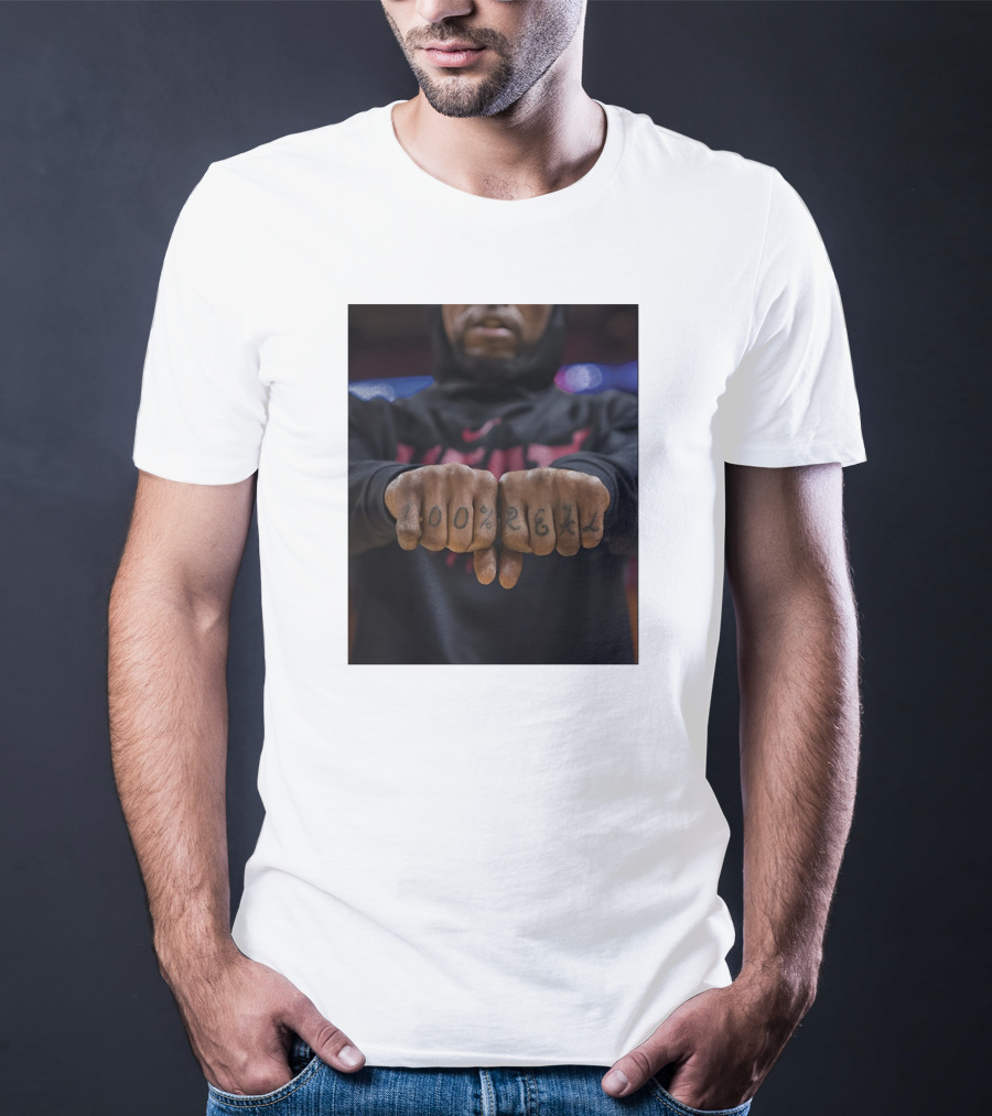 100% Real Miami Heat Inked Fists T-Shirt