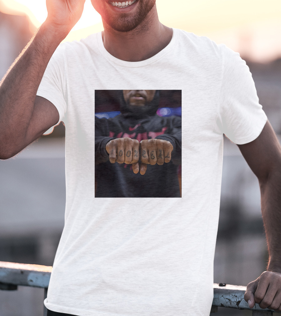 100% Real Miami Heat Inked Fists T-Shirt