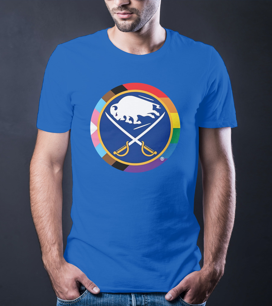 Buffalo Sabres Inclusive Pride Colors T-Shirt