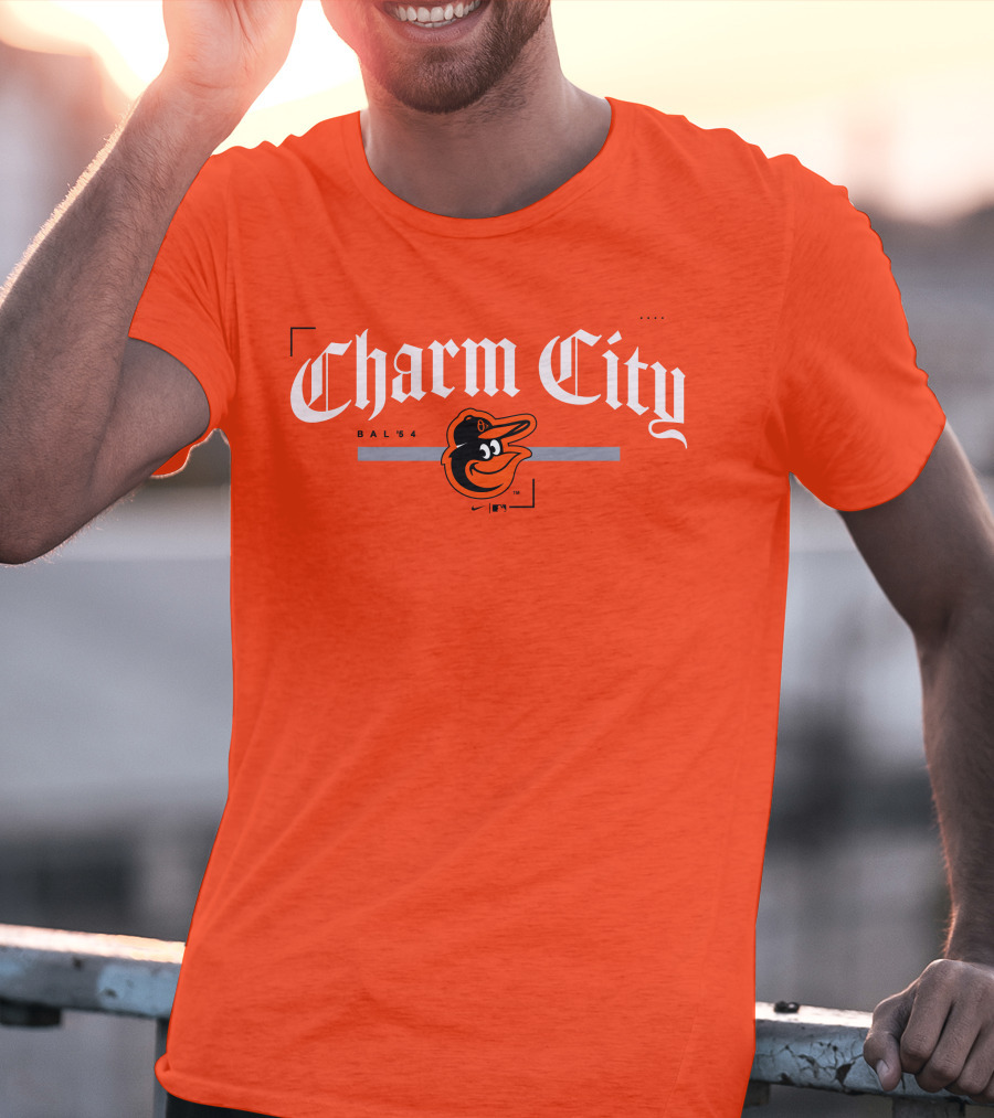 Charm City Baltimore Orioles Bal 54 T-Shirt