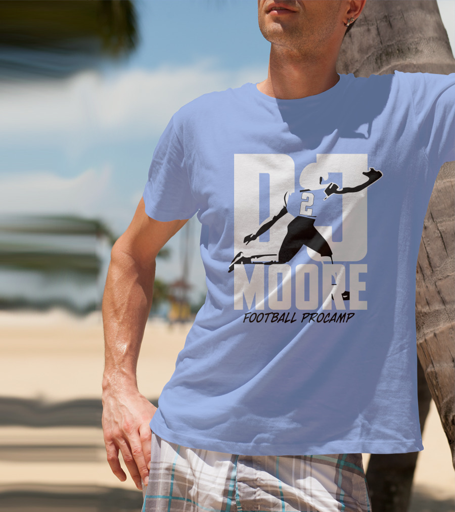 DJ Moore Football Procamp Athlete Number 2 Dynamic Movement T-Shirt