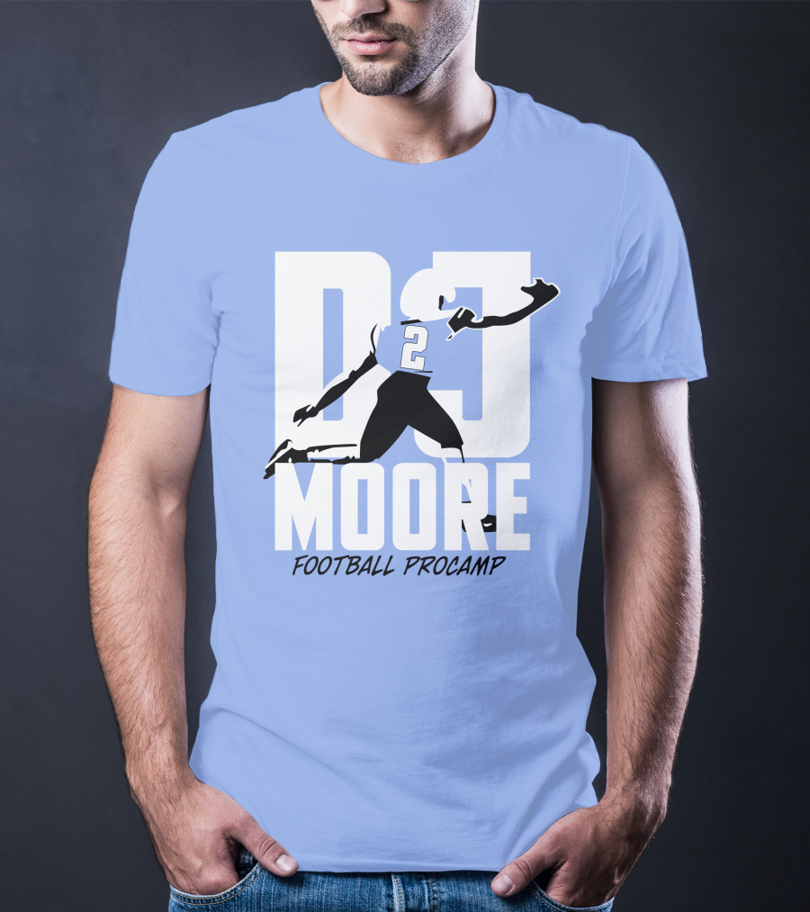 DJ Moore Football Procamp Athlete Number 2 Dynamic Movement T-Shirt