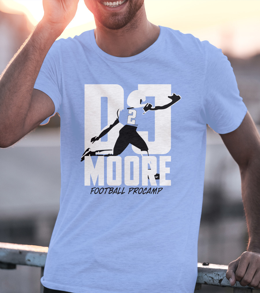 DJ Moore Football Procamp Athlete Number 2 Dynamic Movement T-Shirt