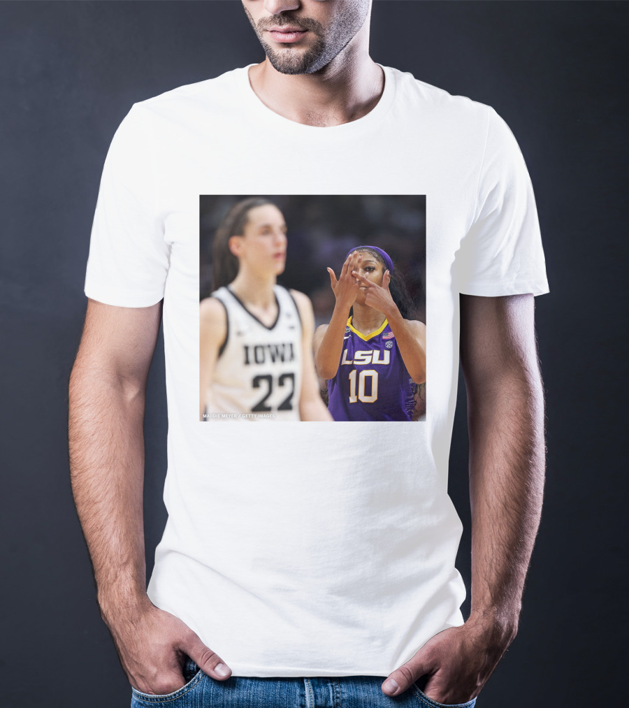 LSU Reese 10 Makes You Can’t See Me Gesture Against Iowa T-Shirt