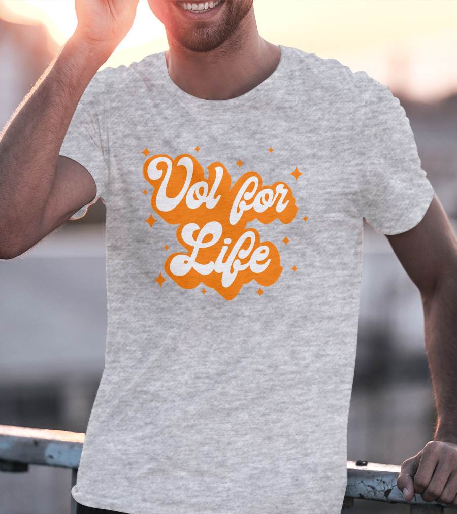 Vol For Life Tennessee Pride Orange And White T-Shirt
