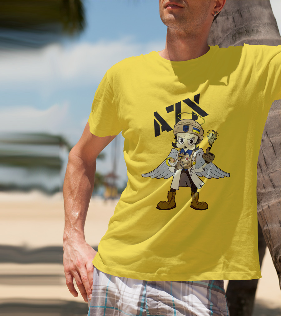 Azov Guardian Sunflower No Mercy Angel T-Shirt