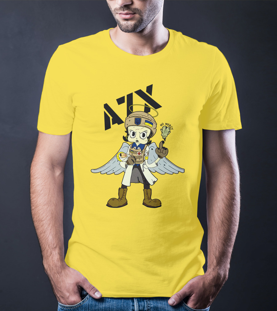 Azov Guardian Sunflower No Mercy Angel T-Shirt