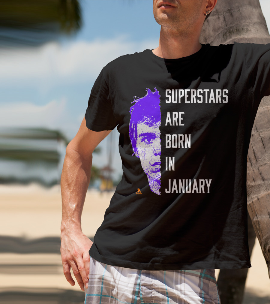 Connor McDavid Superstars Are Born In January NHL T-Shirt