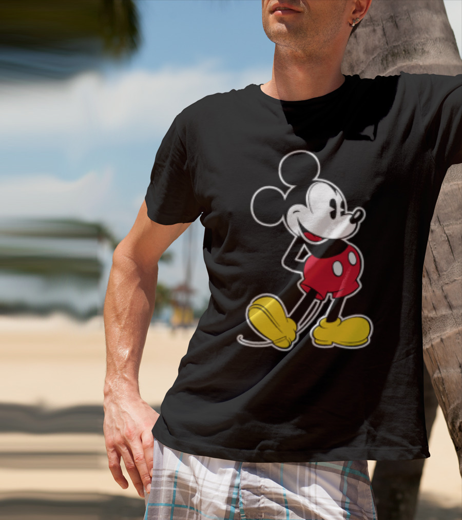 Disney Classic Mickey Mouse Standing Pose T-Shirt