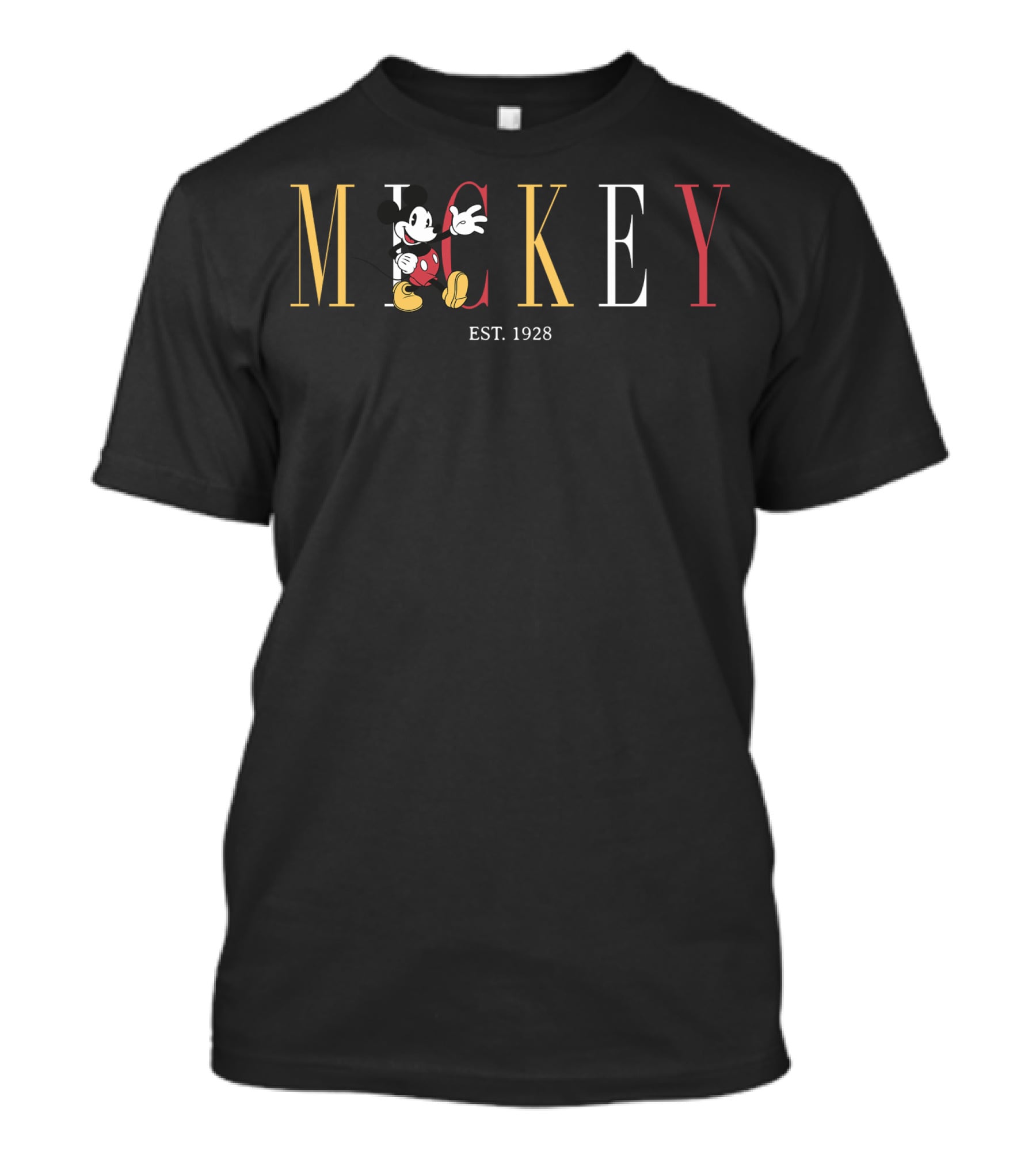 Mickey Mouse Est. 1928 Classic Disney Character T-Shirt