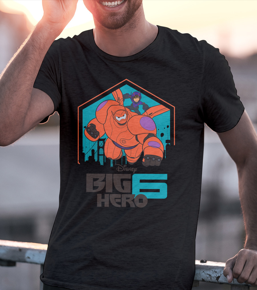 Disney Big Hero 6 Baymax And Hiro Flying Adventure T-Shirt
