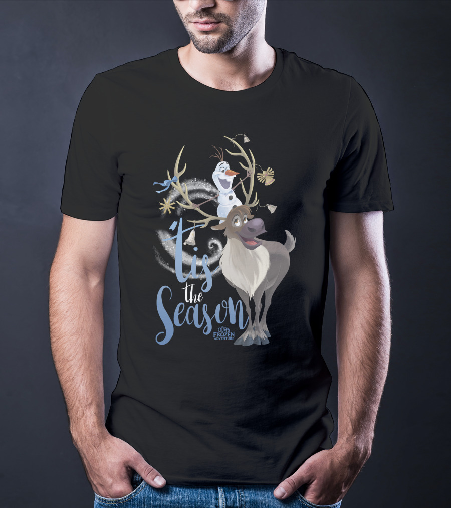Tis The Season Disney Olaf Sven Olaf's Frozen Adventure T-Shirt