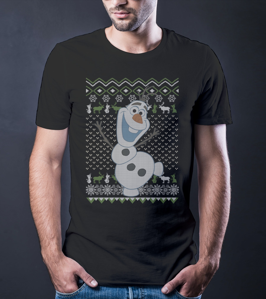 Disney Frozen Olaf Sven Christmas T-Shirt