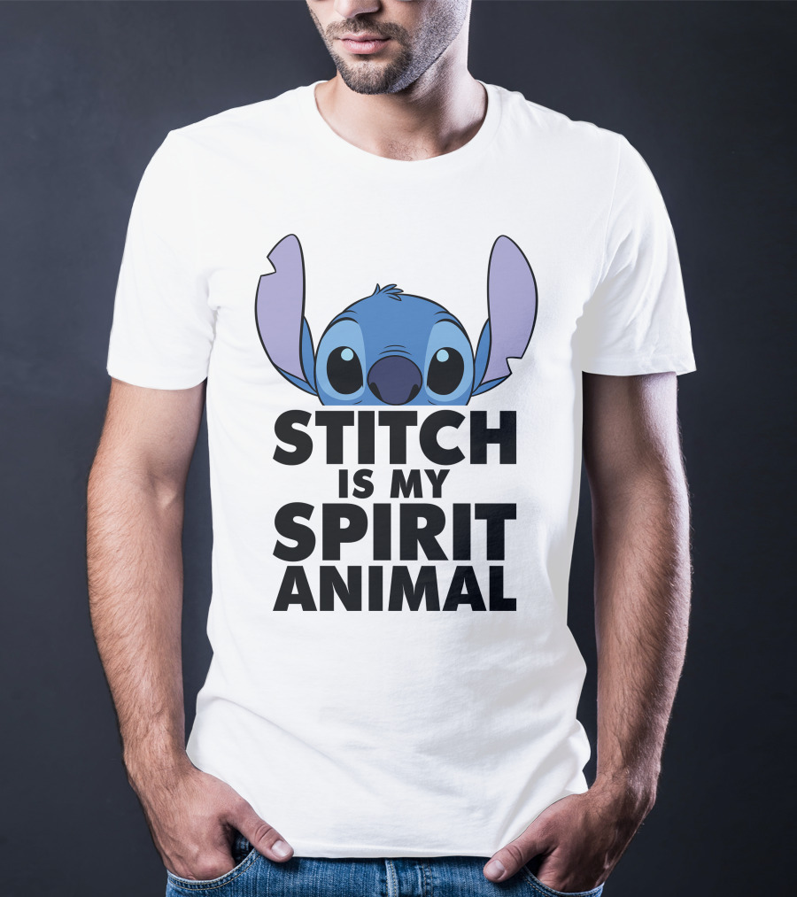 Disney Lilo And Stitch Is My Spirit Animal Tie Dye T-Shirt