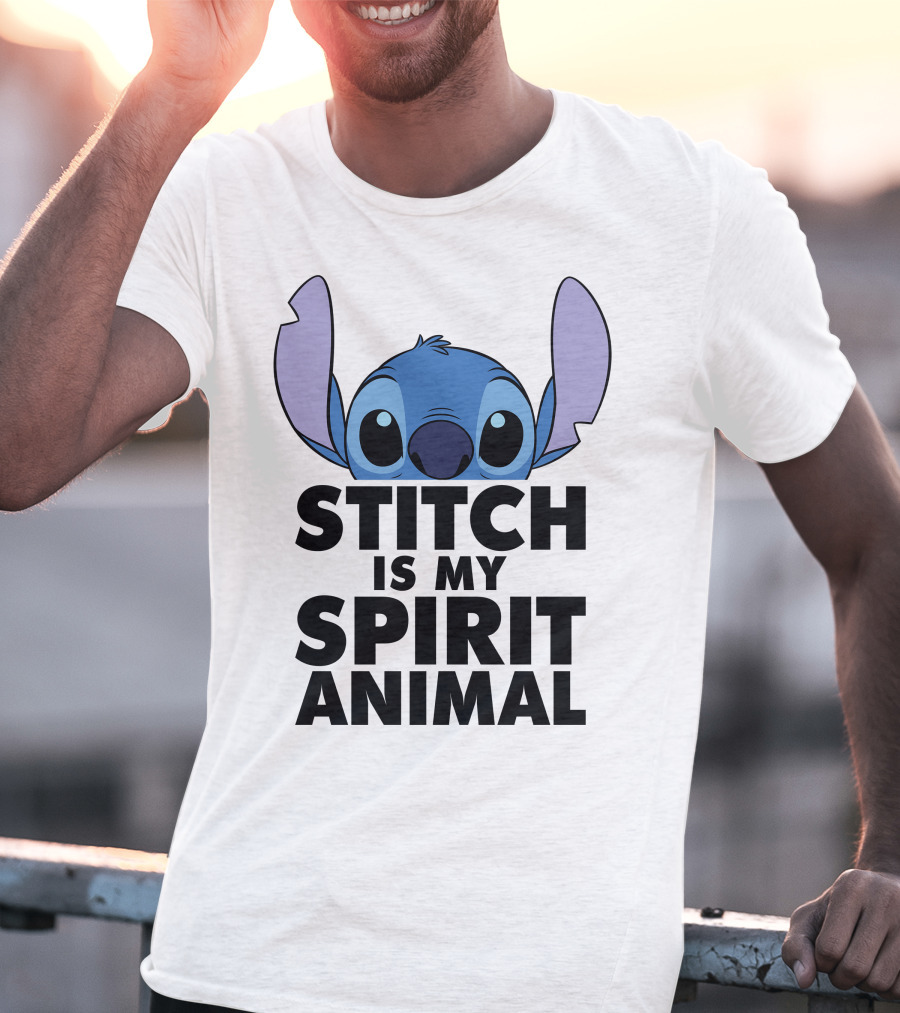 Disney Lilo And Stitch Is My Spirit Animal Tie Dye T-Shirt