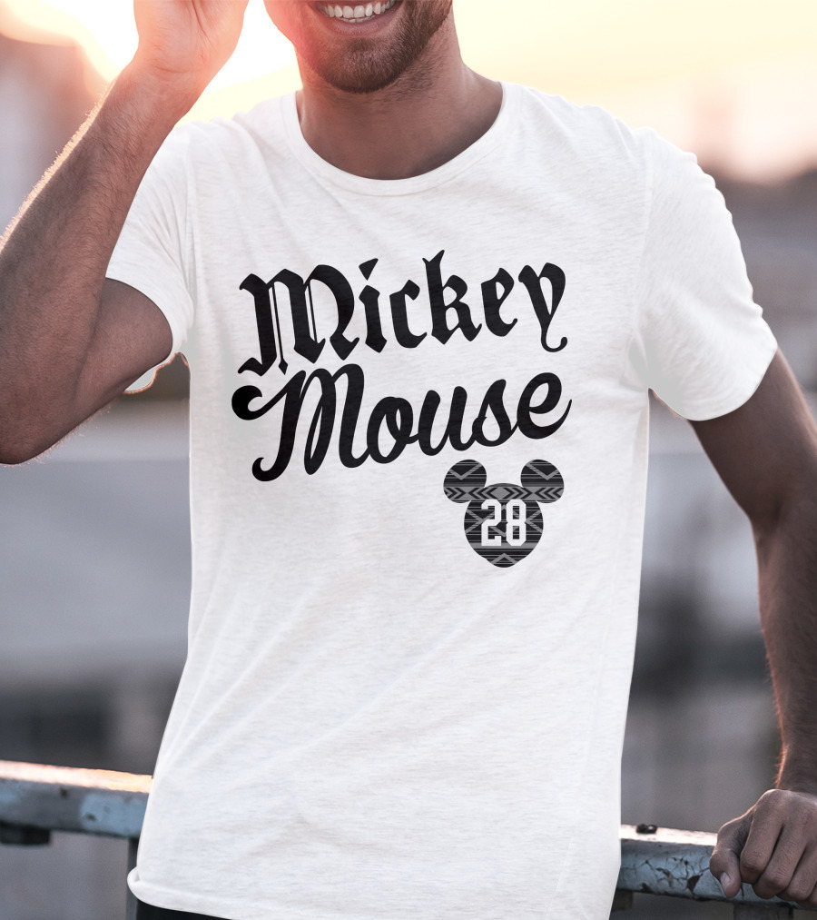 Mickey Mouse 28 Tribal T-Shirt