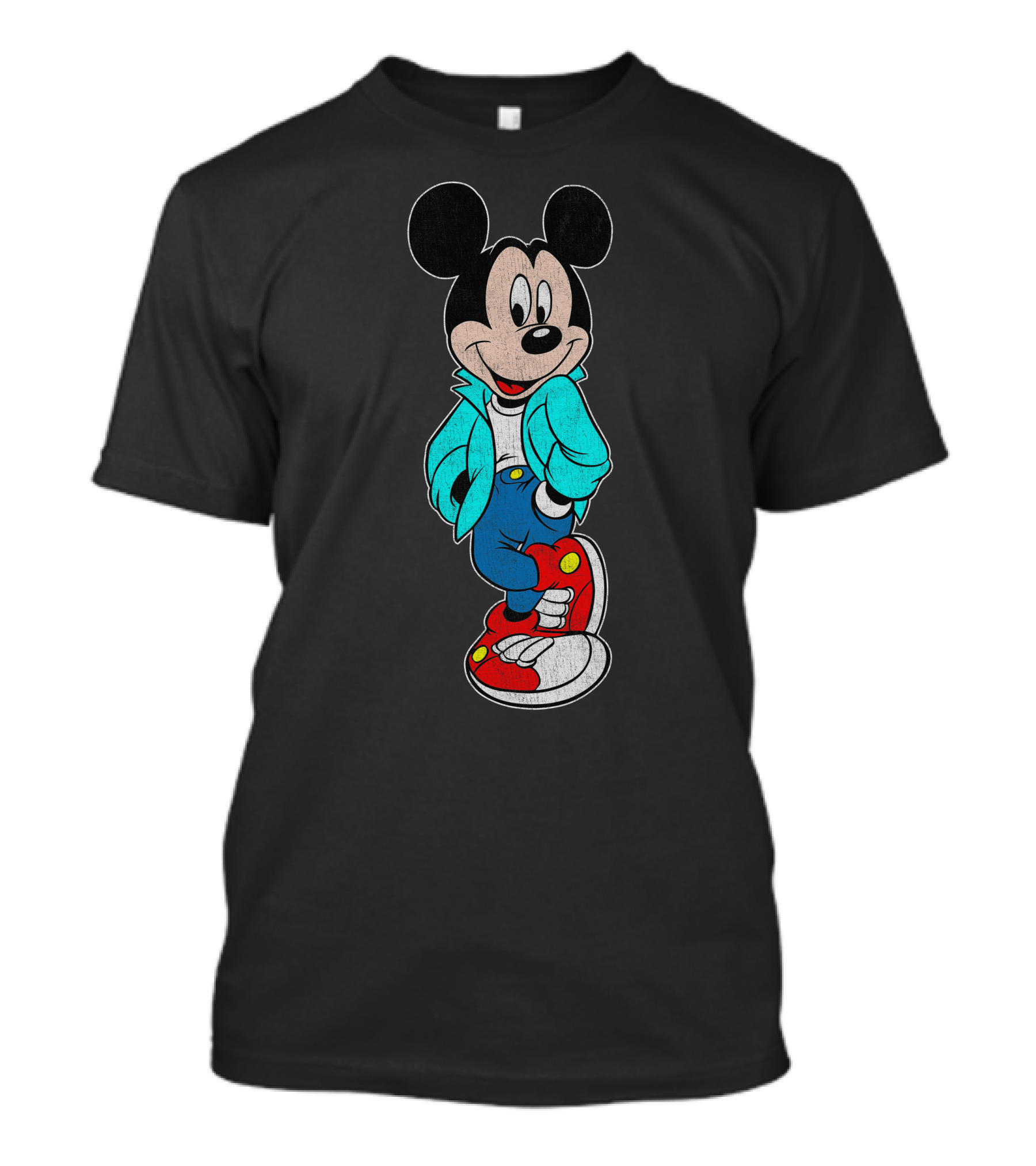 Disney Mickey Mouse Retro Jacket Style Sketch T-Shirt